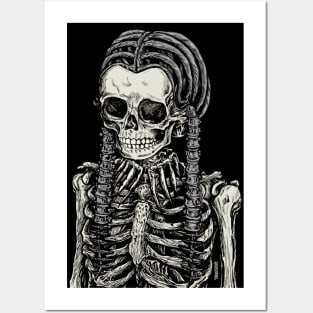 Goth Bones Posters and Art